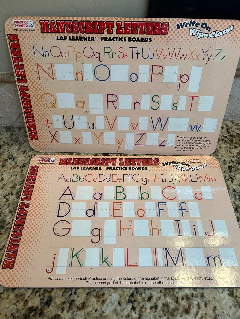 Manuscript Letters Lap Learner Practice Board – Alphabet Tracing